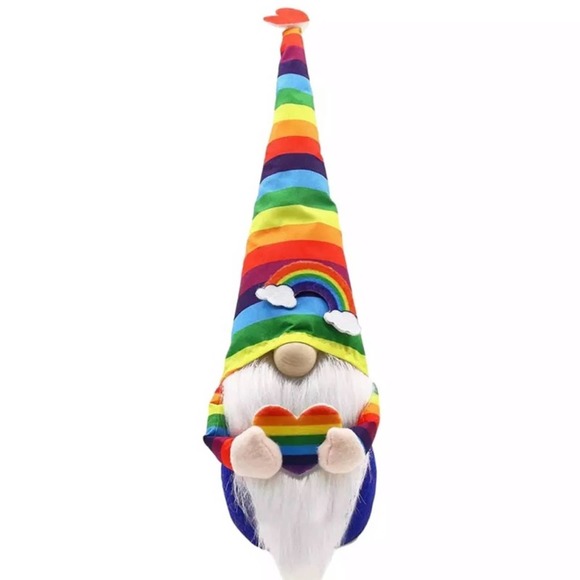 New! Rainbow Pride Faceless Gnome - Picture 3 of 6